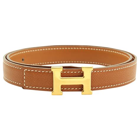 hermes brown leather belts.